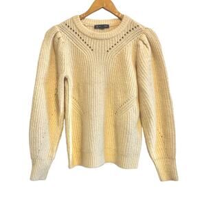 INC Cream Pullover Crew Neck Sweater